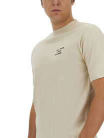 Drole De Monsieur Men's Slogan Shirt Beige Drole De Monsieur