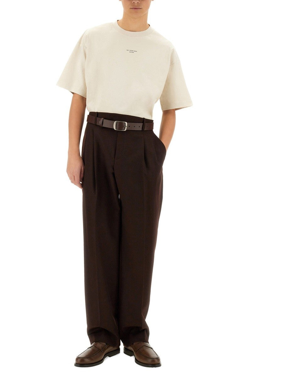 Drole De Monsieur Men's Slogan Shirt Beige Drole De Monsieur