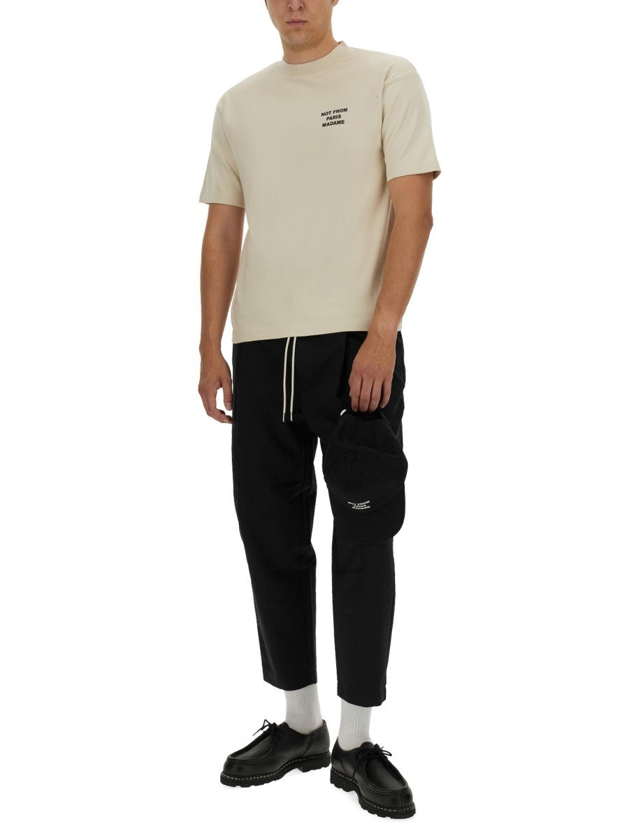 Drole De Monsieur Men's Slogan Shirt Beige Drole De Monsieur