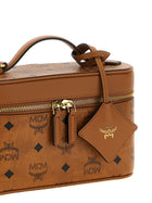 MCM Small Aren Vanity Case Crossbody Bag Brown