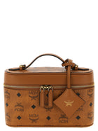 MCM Small Aren Vanity Case Crossbody Bag Brown
