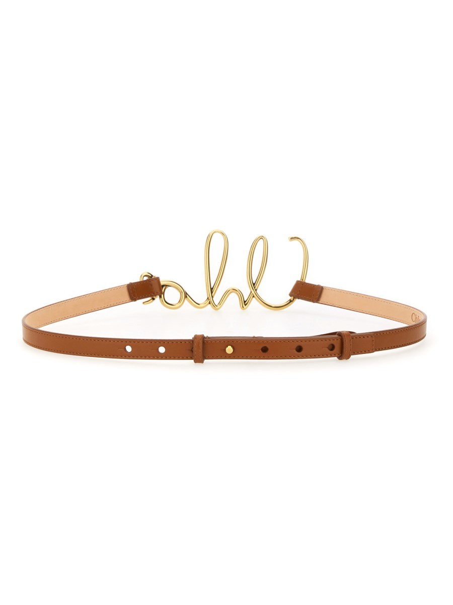 Chloé Women's Small Belt Iconic Beige