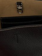 Toteme Small Belted Tote Handbag Black, view 4