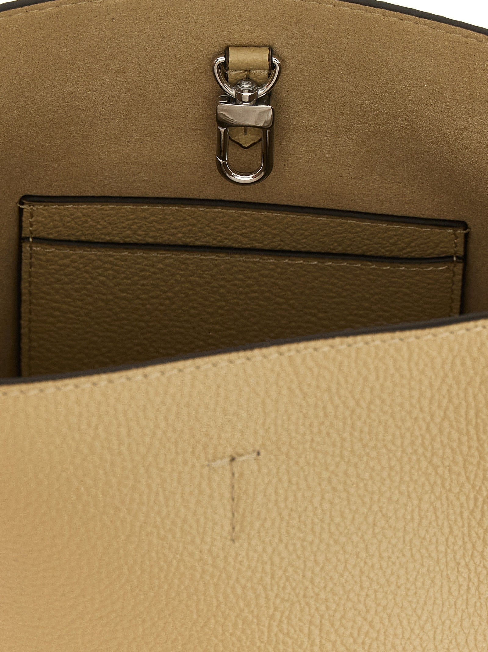 Toteme Small Belted Tote Handbag Beige