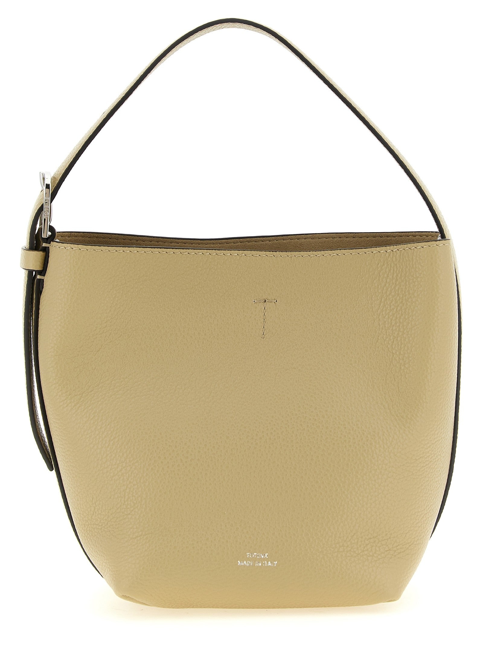 Toteme Small Belted Tote Handbag Beige