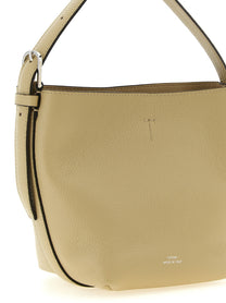 Toteme Small Belted Tote Handbag Beige