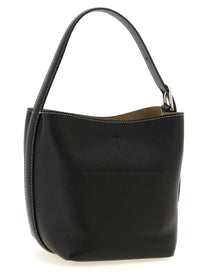Toteme Small Belted Tote Handbag Black