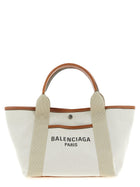 Balenciaga Small Biarritz Shopping Bag Beige