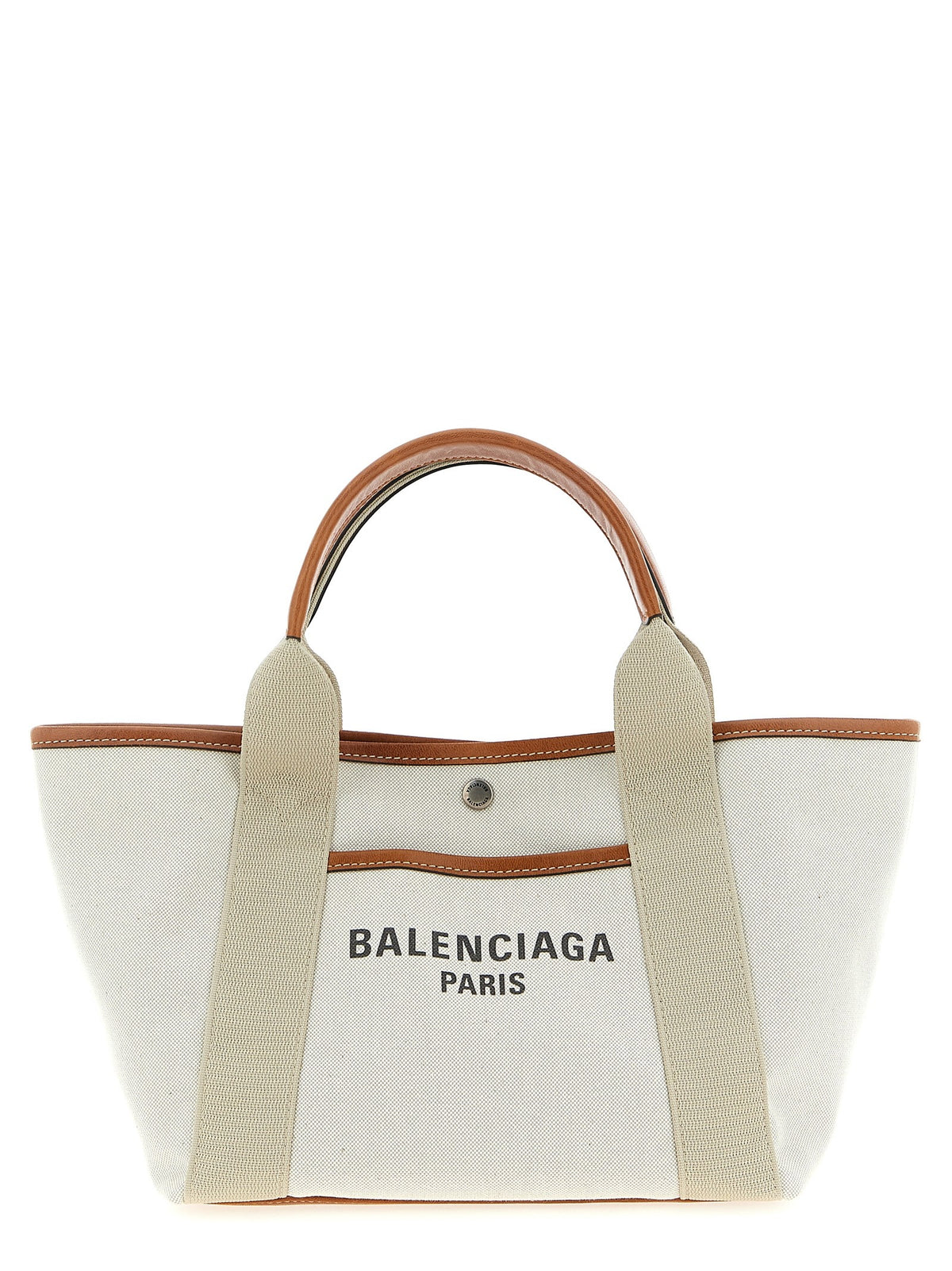 Balenciaga Small Biarritz Shopping Bag Beige
