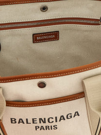 Balenciaga Small Biarritz Shopping Bag Beige, view 4