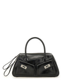 Ferragamo Women's Small Bowling Multipocket Bag Black
