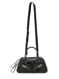 Ferragamo Women's Small Bowling Multipocket Bag Black
