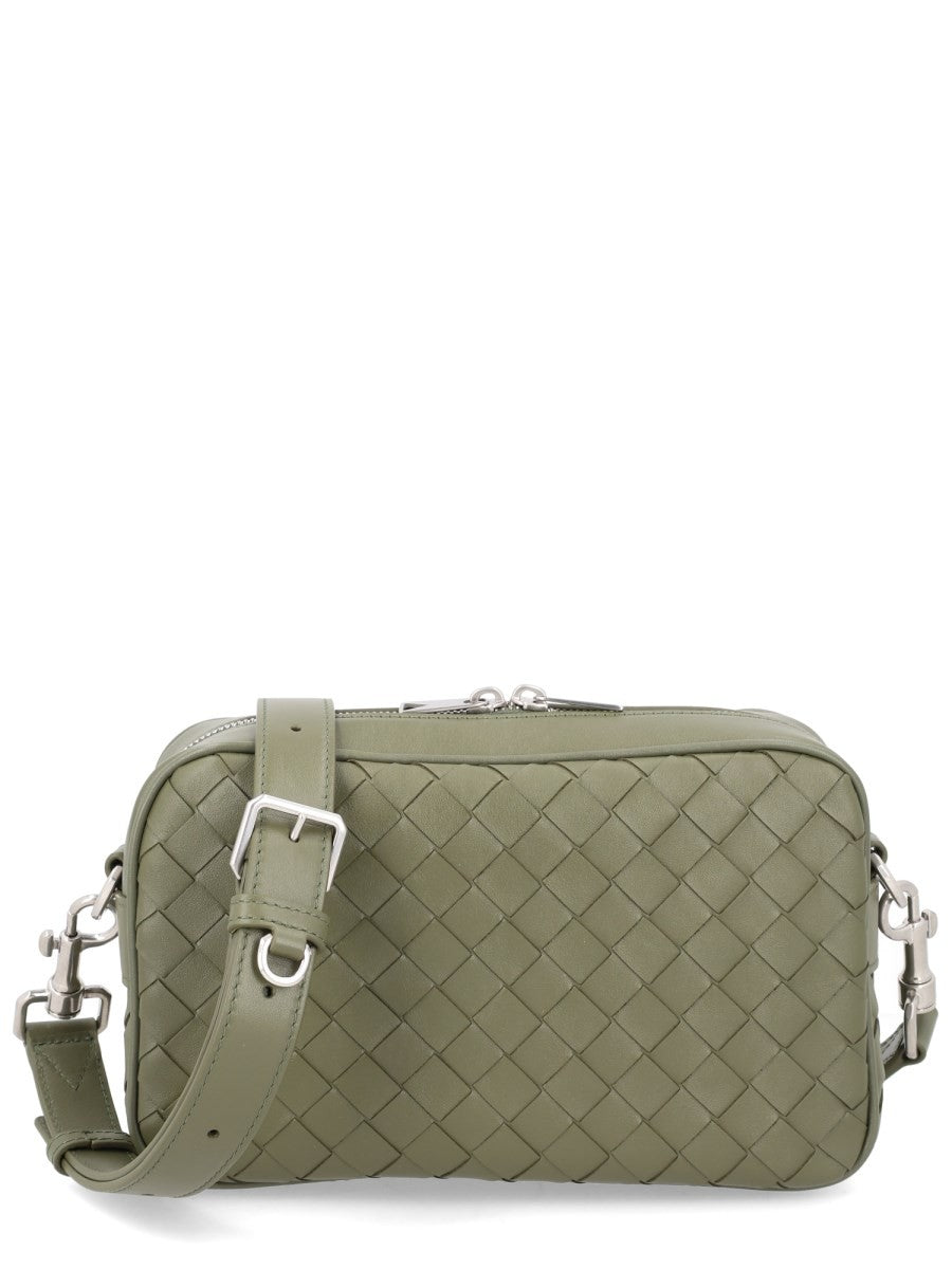 Bottega Veneta Men's Small Braided Bag Green