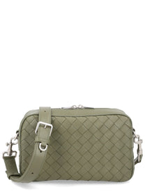 Bottega Veneta Men's Small Braided Bag Green