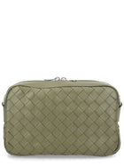 Bottega Veneta Men's Small Braided Bag Green, view 3