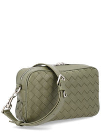 Bottega Veneta Men's Small Braided Bag Green