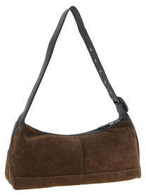 Ami Paris Small Brown Etienne Crossbody Bag Brown