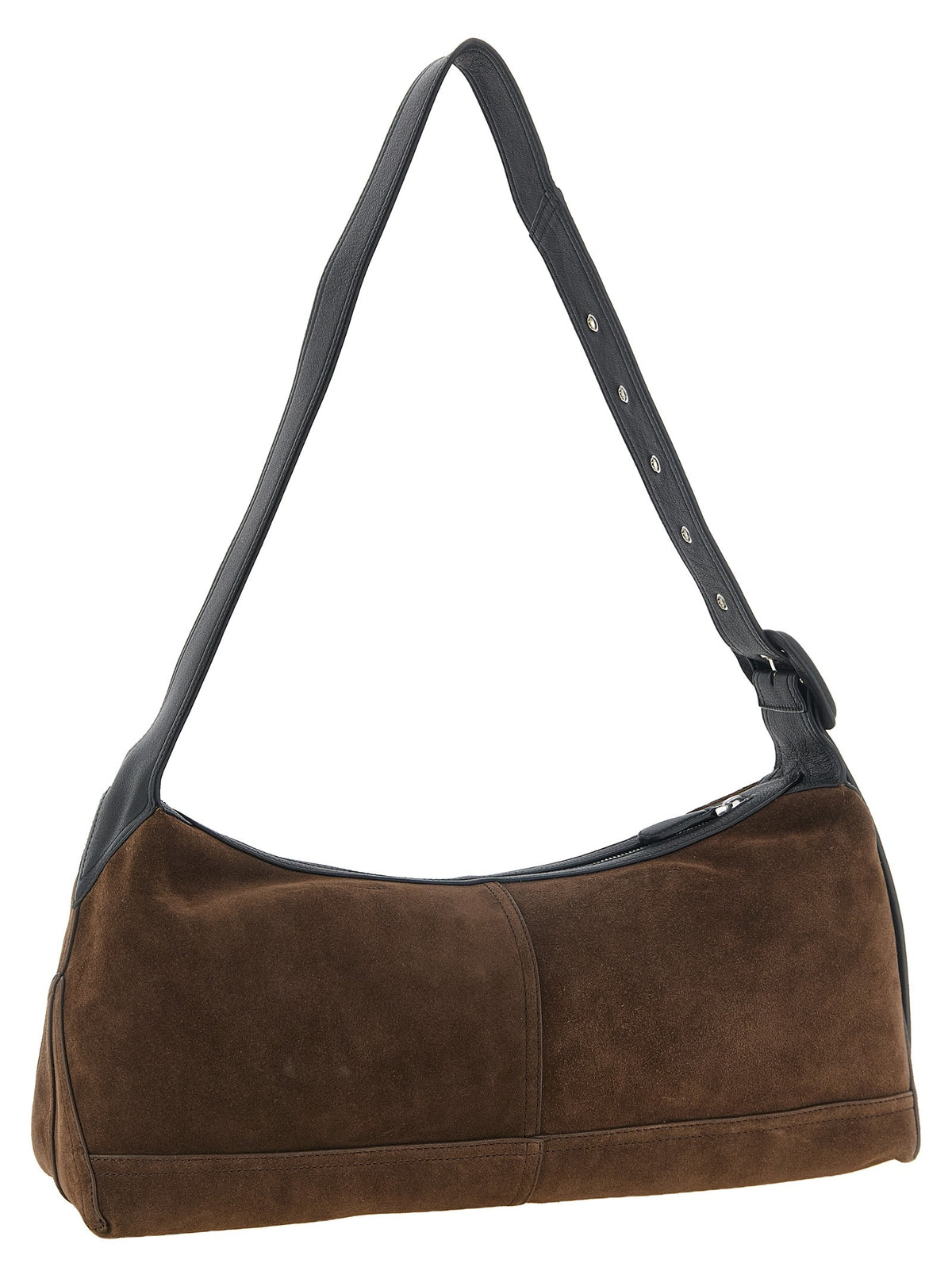 Ami Paris Small Brown Etienne Crossbody Bag Brown