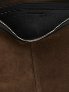 Ami Paris Small Brown Etienne Crossbody Bag Brown