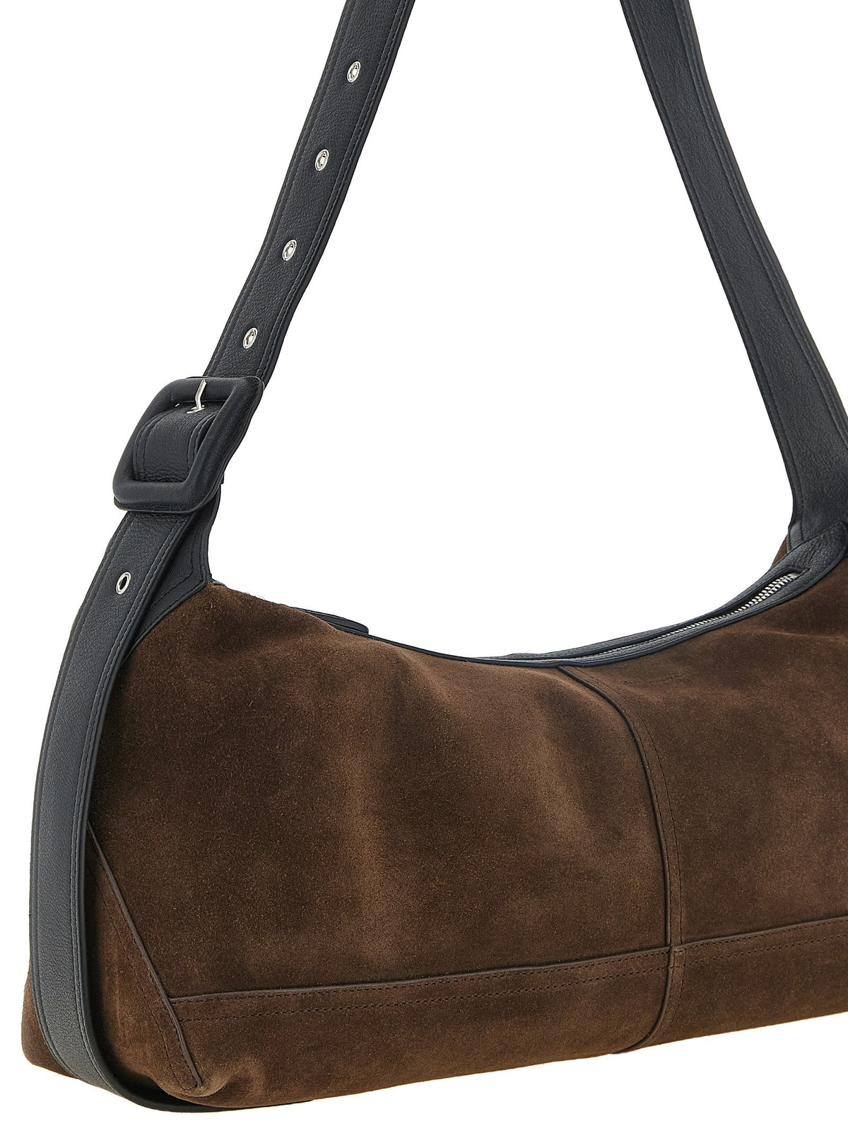 Ami Paris Small Brown Etienne Crossbody Bag Brown
