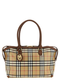 Burberry Small Check Shopping Bag Beige