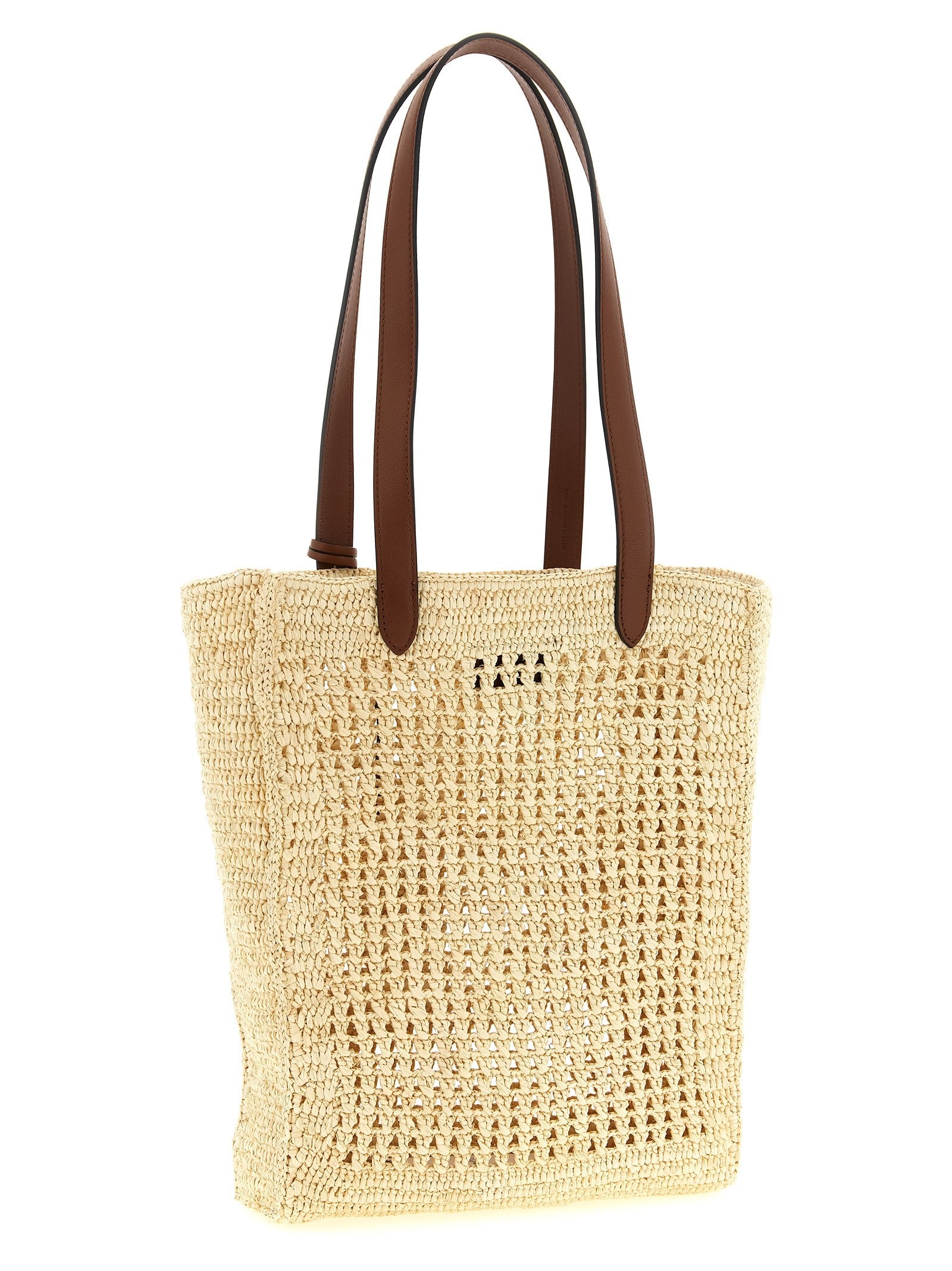 Mulberry Small Crochet Shopping Bag Beige
