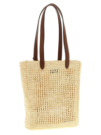 Mulberry Small Crochet Shopping Bag Beige