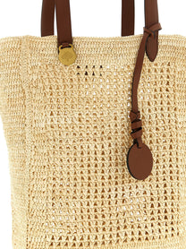Mulberry Small Crochet Shopping Bag Beige