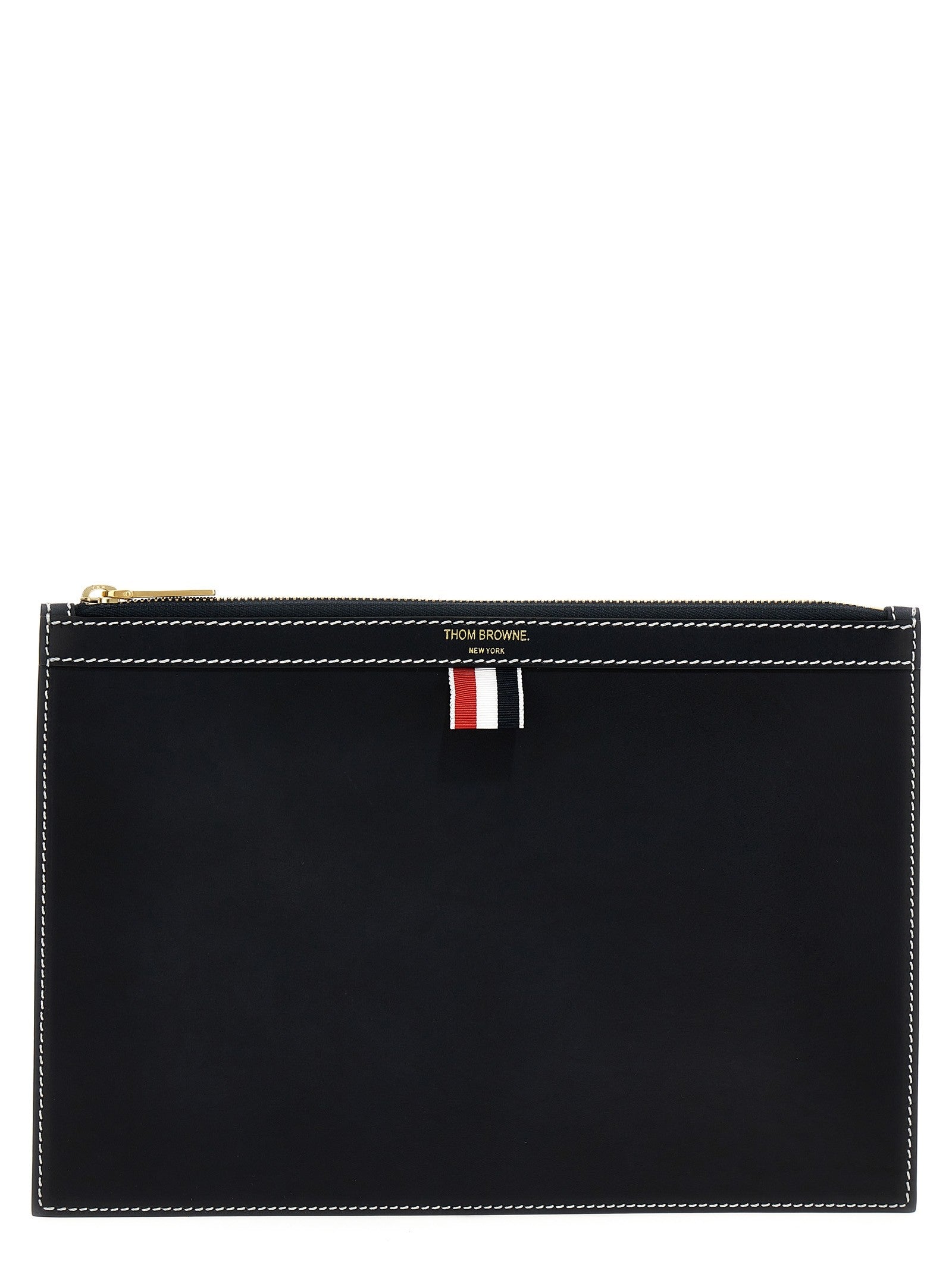 Thom Browne Small Document Pouch Blue