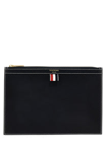 Thom Browne Small Document Pouch Blue