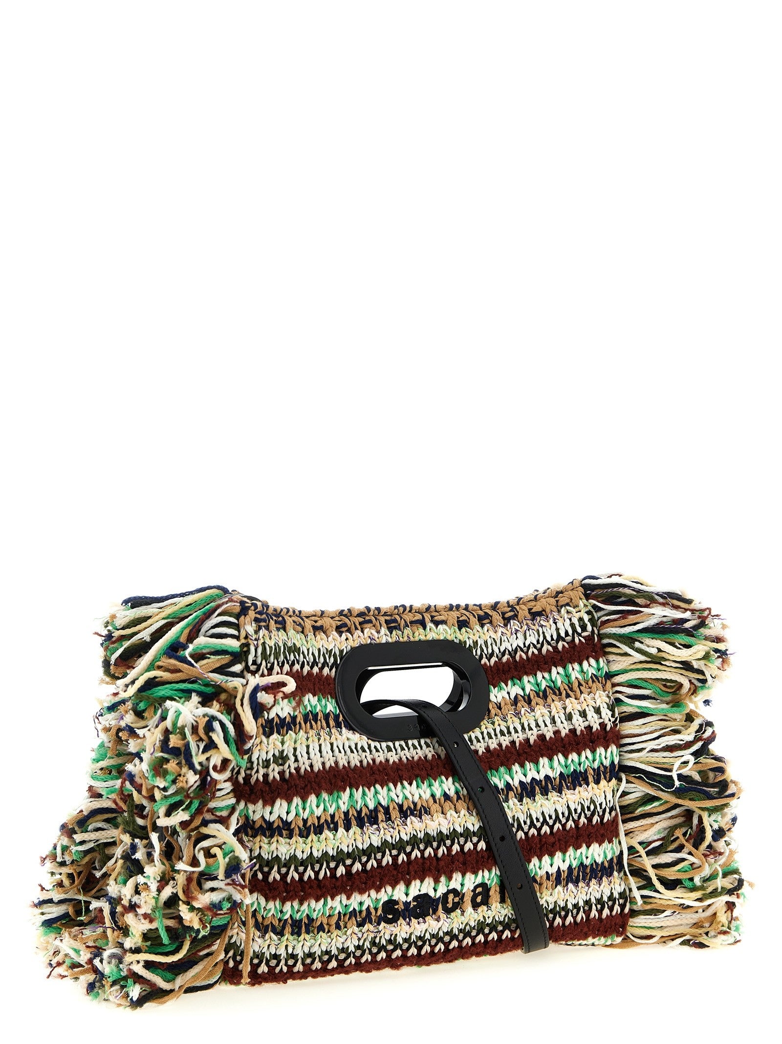 Sacai Small Fringe Shopping Bag Gold