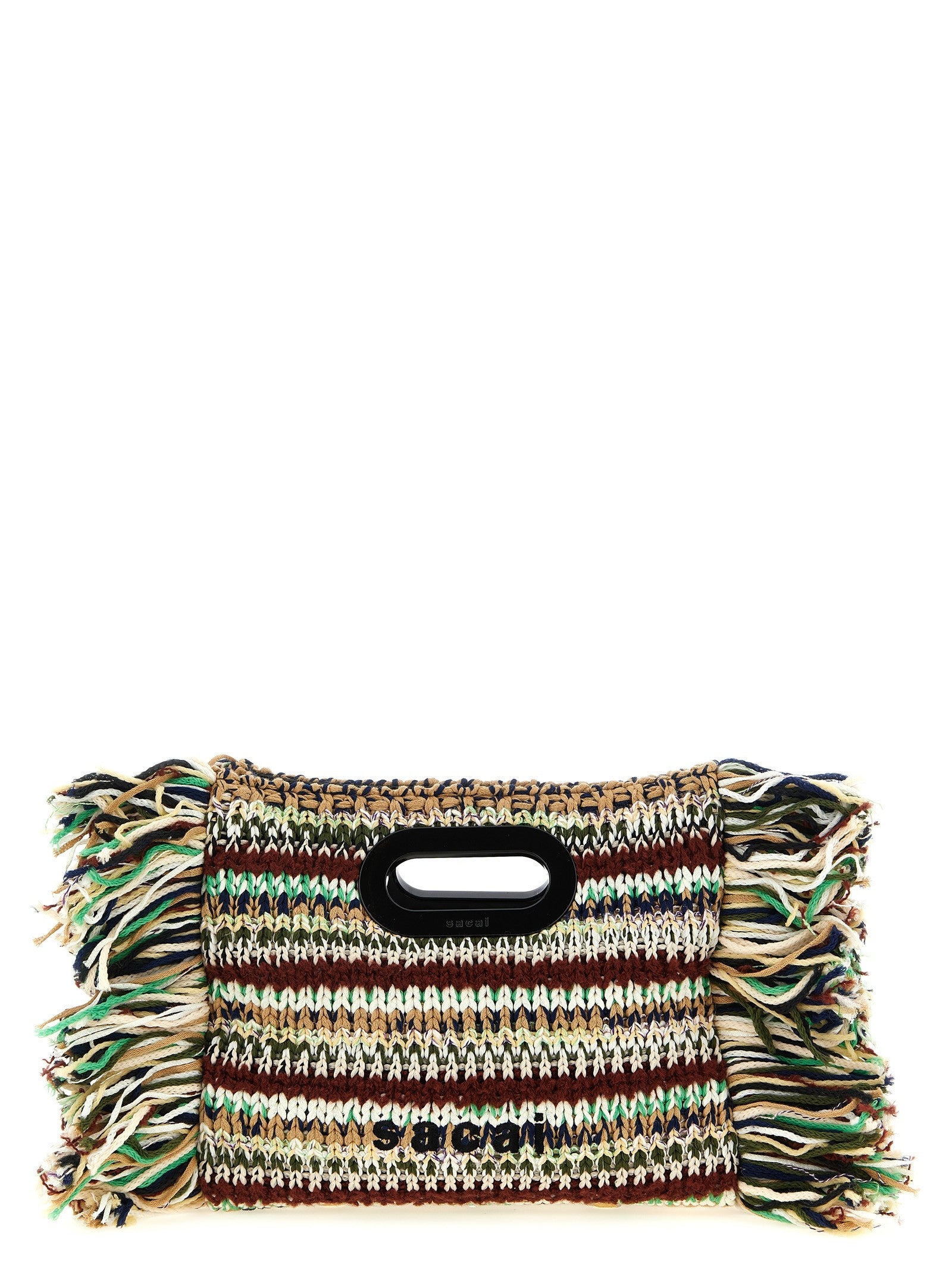 Sacai Small Fringe Shopping Bag Gold