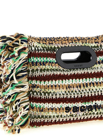 Sacai Small Fringe Shopping Bag Gold