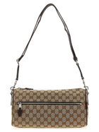 Gucci Small GG Cylindrical Shoulder Strap Beige