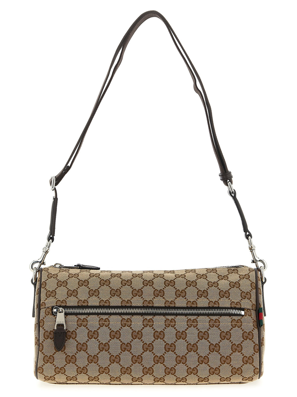 Gucci Small GG Cylindrical Shoulder Strap Beige