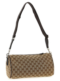 Gucci Small GG Cylindrical Shoulder Strap Beige