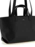 A.P.C Small Le Drummer Shopping Bag Black, view 3