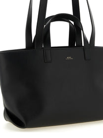 A.P.C Small Le Drummer Shopping Bag Black