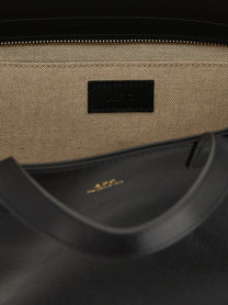 A.P.C Small Le Drummer Shopping Bag Black