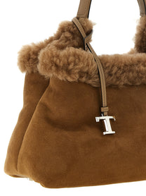 Tod's Small Leather Bucket Bag Brown