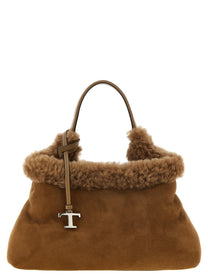 Tod's Small Leather Bucket Bag Brown
