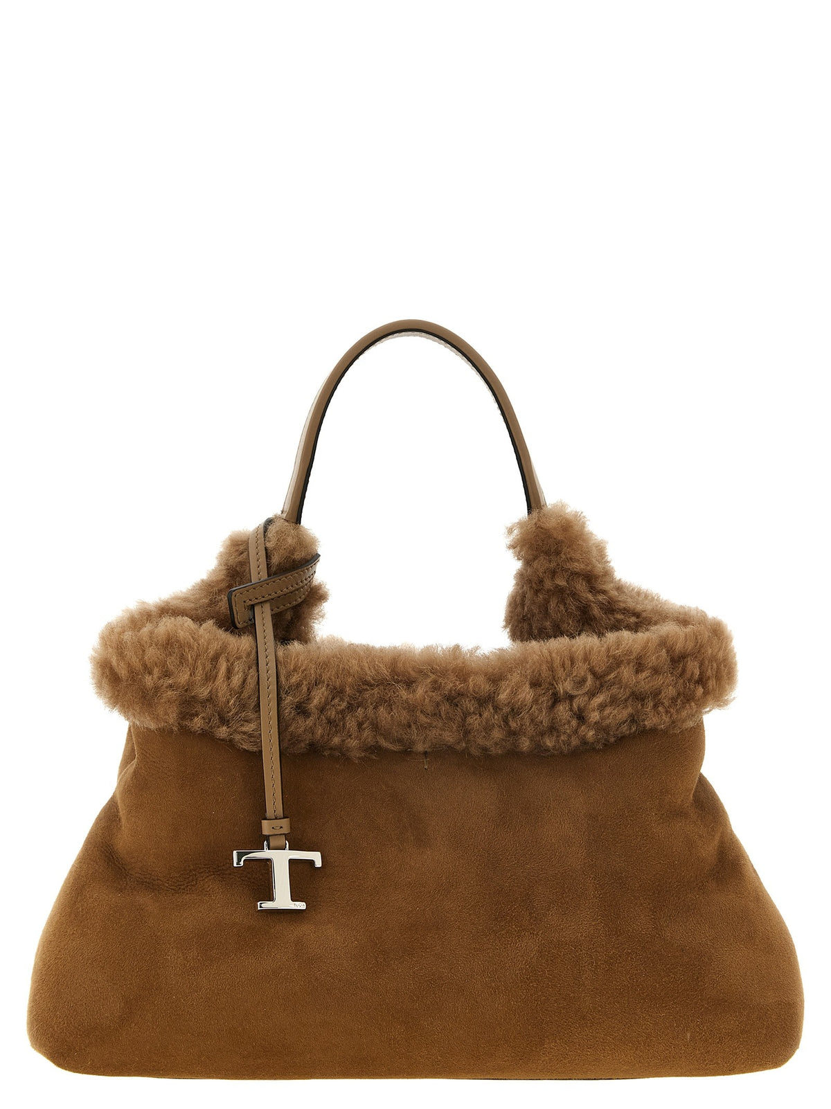 Tod's Small Leather Bucket Bag Brown