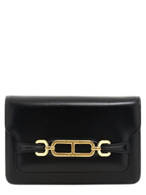 Tom Ford Small Leather Crossbody Bag Black