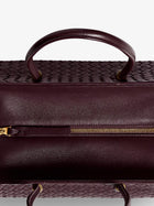 Bottega Veneta Women's Small Leather Tote Bag DEEP MAHOGAN-BRASS V, view 5