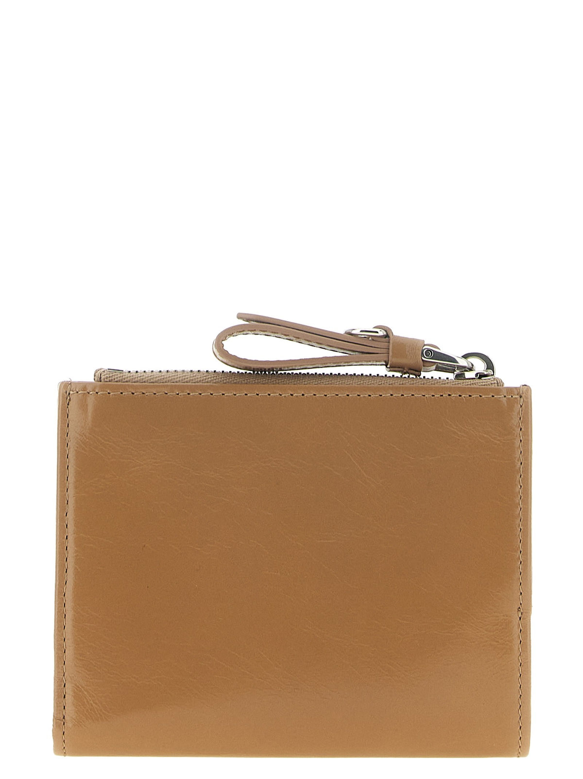 Miu Miu Small Leather Wallet Beige