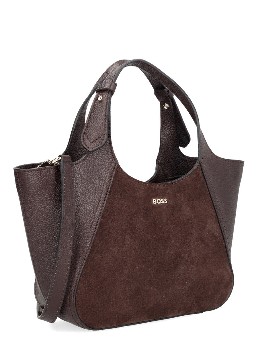 Boss Women's Small Lenah Tote Bag Purple