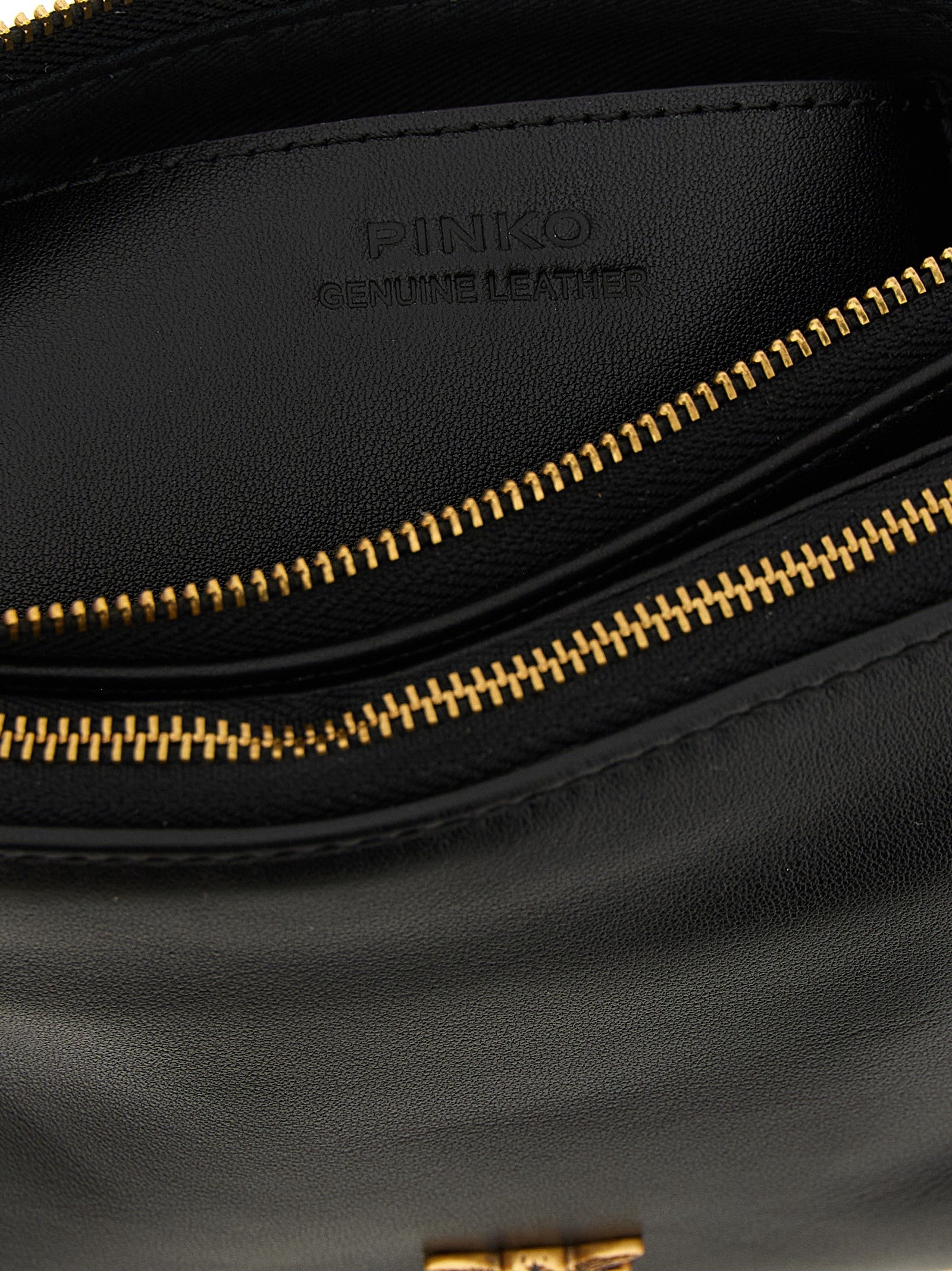 Pinko Small Mini Double Crossbody Bag Black