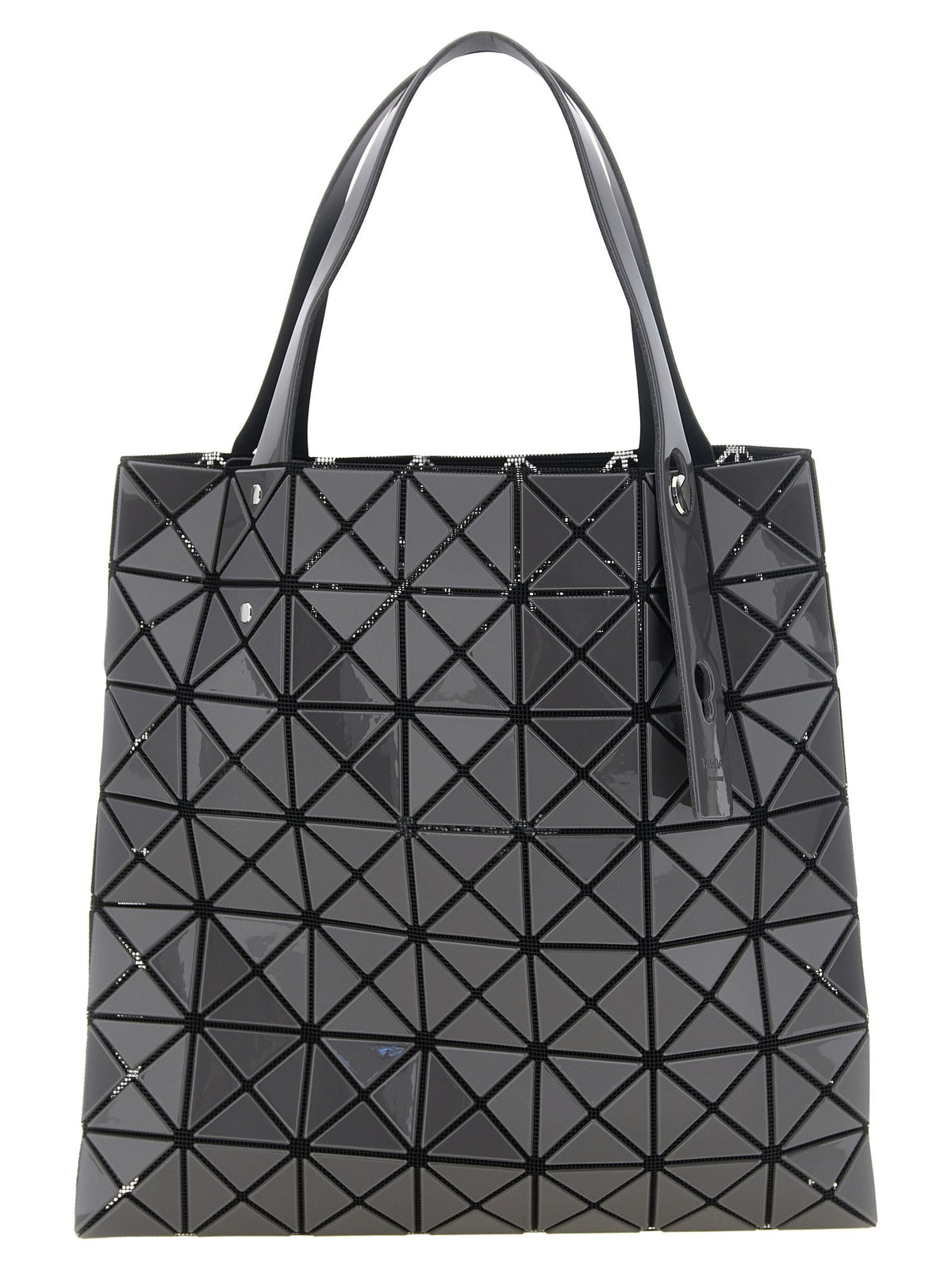 Bao Bao Issey Miyake Small Prism Gloss Shopping Bag Grey