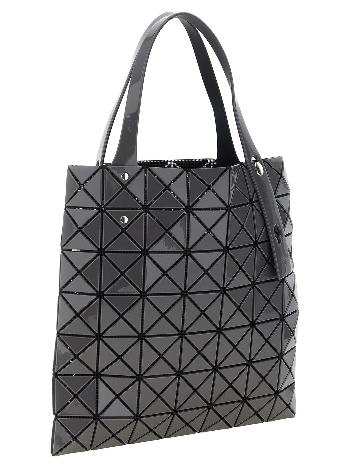 Bao Bao Issey Miyake Small Prism Gloss Shopping Bag Grey, view 2
