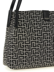 Balmain Small Release Shopping Bag White